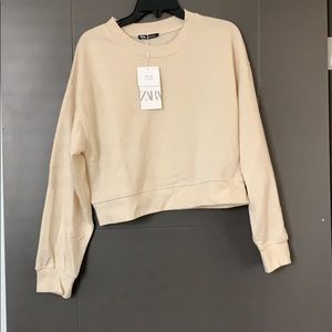 zara cropped pullover